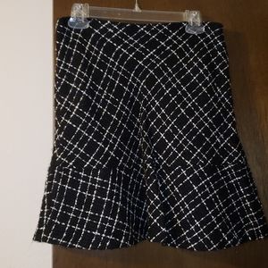 Black and white skirt